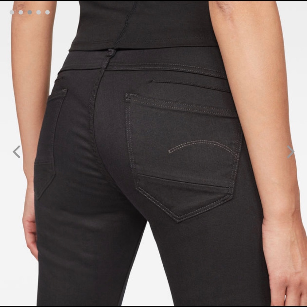 G-star D-STAQ 5-pocket skinny, ita black, 25 - Picture 6 of 8